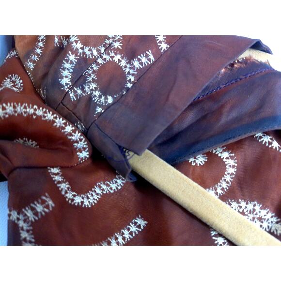 Vintage Frances Prisco 1950s Fit Flare Pin Up Rockabilly Dress READ AS IS - Picture 5 of 9